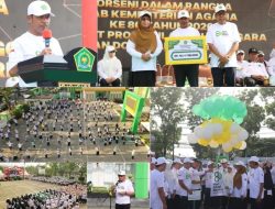 HAB Kemenag ke-80, Kanwil Kemenag Sultra Gelar Porseni dan Open Donasi Bagi Korban Bencana