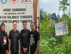 Ketua LBH HAMI Sultra Andre Darmawan Siap Bantu Warga Tunggala Kendari yang Tanahnya Diserobot