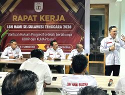 Gelar Raker, LBH HAMI SULTRA Teguhkan Komitmen Advokasi Masyarakat Adil