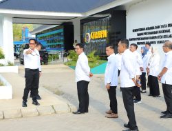 Kunjungan Kakanwil BPN Sultra di Koltim : Evaluasi ZI dan WTAB