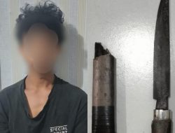 Polresta Kendari Amankan Seorang Usai Kedapatan Bawa Sajam