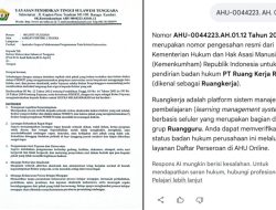 Dr. M. Yusuf Diduga Caplok Logo Pemprov Sultra Ambil Alih Yayasan Unsultra : Gunakan AHU PT Ruang Kerja Raya