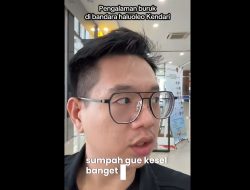 Petugas Dinilai Tidak Ramah, Seorang Penumpang Ceritakan Pelayanan yang Buruk di Bandara Haluole