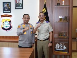 Kakanwil BPN Sultra Silaturahmi dengan Kapolda Sultra, Dorong Sinergitas Antar Lembaga ​