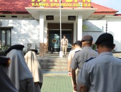 Apel Pagi Kanwil BPN Sultra : Dorong ASN Bekerja Cepat, Tepat, dan Profesional