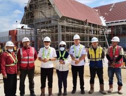 Lakukan Peninjauan, Bupati Irham Kalenggo Sebut Pembangunan SMA Unggul Garuda di Konda capai 90 Persen