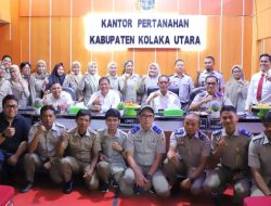 Kakanwil BPN Sultra Kunker di Kantah Kolaka : monitoring dan evaluasi Kinerja