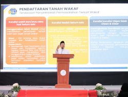 Menteri Nusron Ajak Masyarakat Sertipikatkan Tanah Wakaf untuk Lindungi Aset Umat