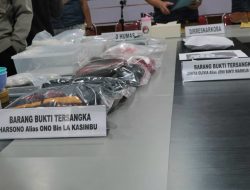 Polisi Ungkap Dua Kasus Narkotika di Sultra , Sita 3 Kilogram Sabu