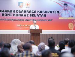 Bupati Irham Kalenggo Buka Musda KONI Konsel, Tekankan Penguatan Organisasi dan Regenerasi Atlet