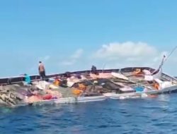 KM Rute Kendari-Menui Tenggelam di Perairan Samarengga, Seluruh Penumpang Dilaporkan Selamat