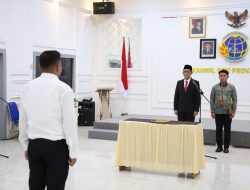 Pelantikan dan Pengambilan Sumpah Janji Penilai Pertanahan Di Lingkungan Kanwil BPN Sultra