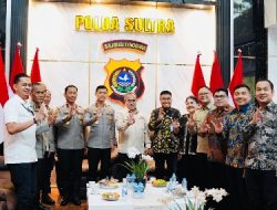 Audiensi ke Polda Sultra, Departemen Penyidikan Sektor Jasa Keuangan OJK Bahas Penindakan Hukum di Sektor Jasa Keuangan