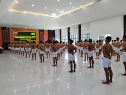 Sidang Parade Calon Bintara AD Digelar di Korem 143/Halu Oleo, Ratusan Peserta Ikut Seleksi