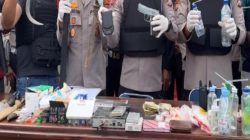 Aparat Gabungan Gerebek Sarang Narkoba di Kampung Salo Kendari, 11 Orang Diamankan dan Airsoft Gun Disita