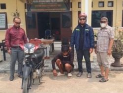 Tak Sampai 24 Jam, Polsek Wonggeduku Amankan Terduga Pencuri Motor di Konawe