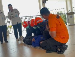 Gandeng Basarnas, Lapas Perempuan Kendari Gelar Simulasi Evakuasi Darurat Libatkan 70 Peserta